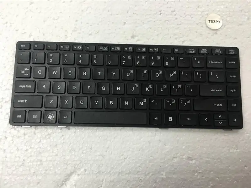 New Laptop Keyboard For HP EliteBook 8460 8460p 8460w 8470p 8470w ProBook 6460b 6465b US black FRAME