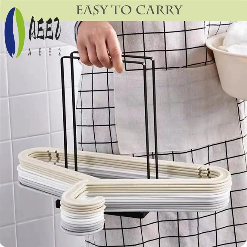 

AEE2-Hanger Organizer Stacker, Hanger Organizer Stand For Closet Laundry Room,Hanger Storage Holder