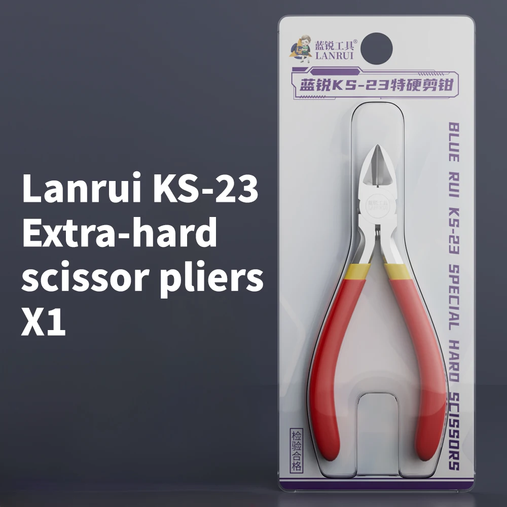 

Lanrui KS-23 High Hardness Diagonal Pliers High Carbon Steel Cutting Pliers Wear-resistant Electronic Repair Hand Tool