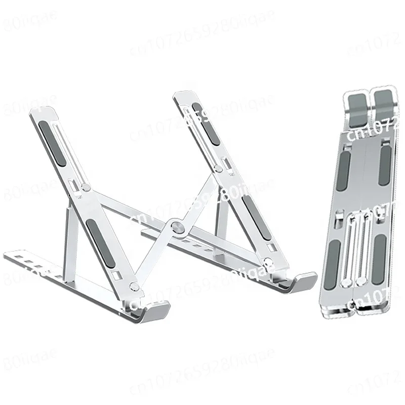 Laptop Stand 7-Stage Adjustable Aluminum Lifter for 9-15.6 Compatible Desk