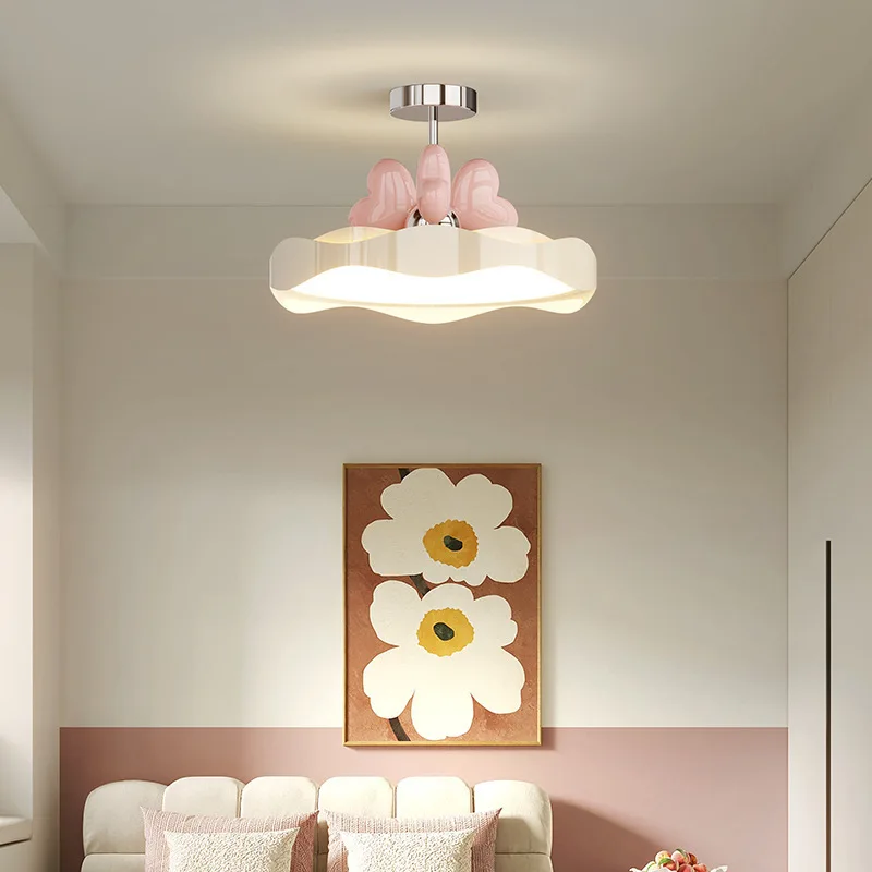 

Cream style chandelier, caring for modern simplicity, bedroom, study, eye protection, full spectrum ceiling lighting fixtures