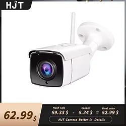 HJT 4K 8MP IMX415 5x Zoom WIFI IP-камера ИК ночного видения обнаружения человека TF карты аудио Camhi Открытый безопасности Surveillan камеры