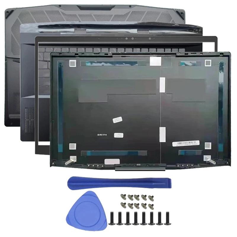 NEW Notebook LCD Back Cover Front Bezel Hinges Palmrest Bottom Accessories For MSI Stealth GS77 MS-17P1 MS-17P2 Laptops Case
