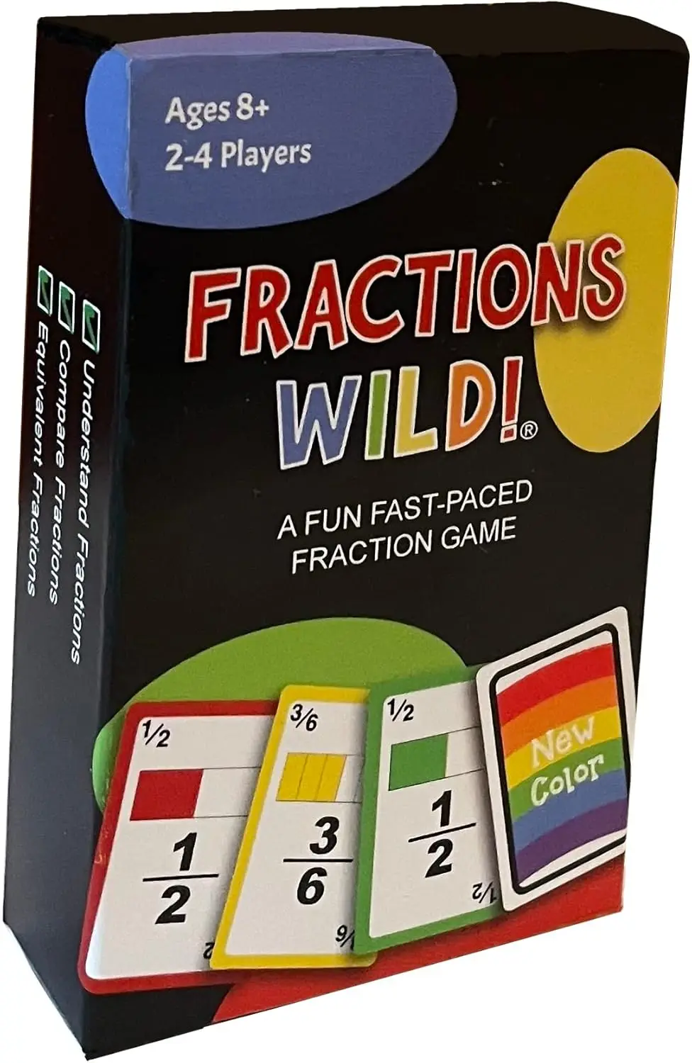 

Fraction Match Card Game: Fun Math for 3rd-6th Grade, Color or Number Match