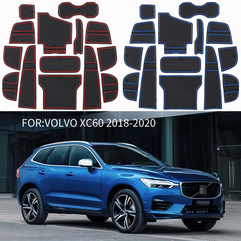 

Car Door Groove Mat For Volvo XC60 2018 2019 2020 Door Slot Pads Modified Dust Pad Storage Pad Car Interior Accessorie