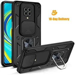 For Xiaomi Redmi note 9S 9 pro max Case Camouflage Magnetic Car Holder Ring Shockproof Armor For Redmi note 9 Back Phone Cover