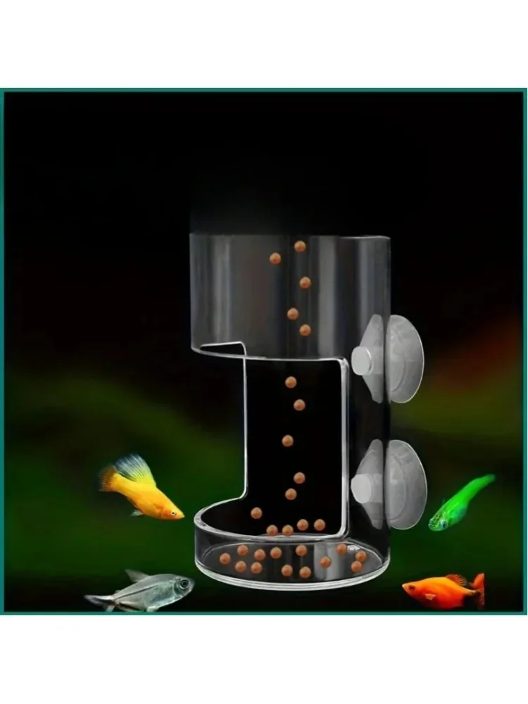 Rutschfester Aquarium-Futterring - Essentielles Fischfütterungszubehör, Schwimmender Futterspender Quadratisch/Rund für Aquarien