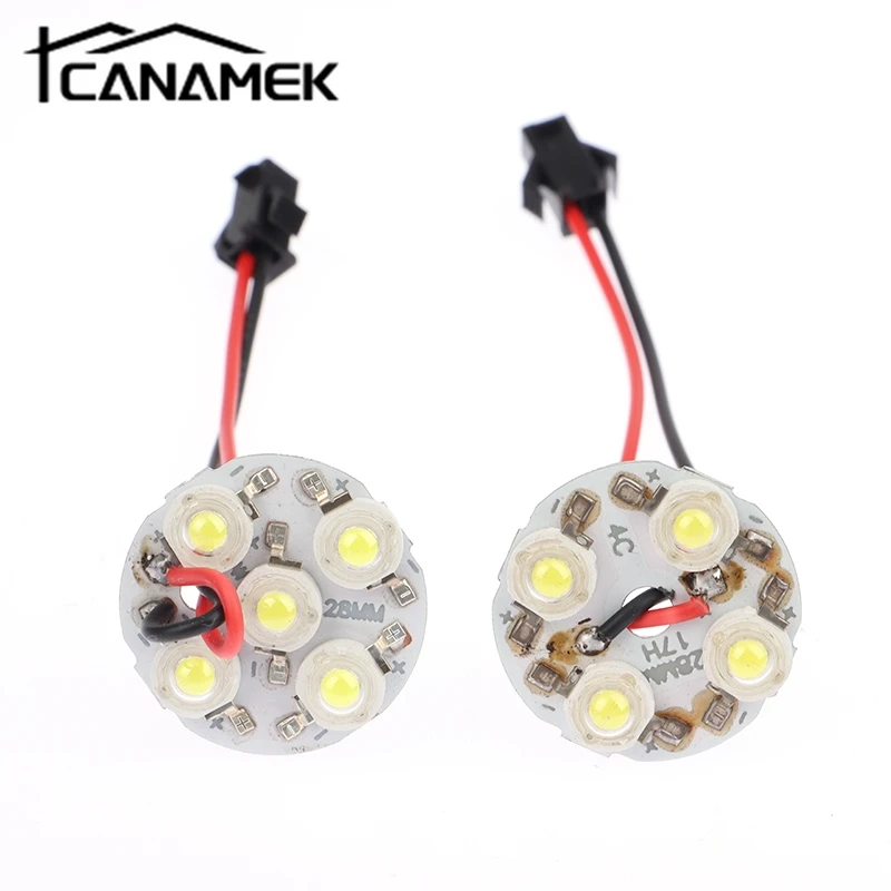 High Brightness LED 3W/4W/5W Lamp Bead Light Board Bulb Round Transformation Light Source 23/28mm Indoor Light