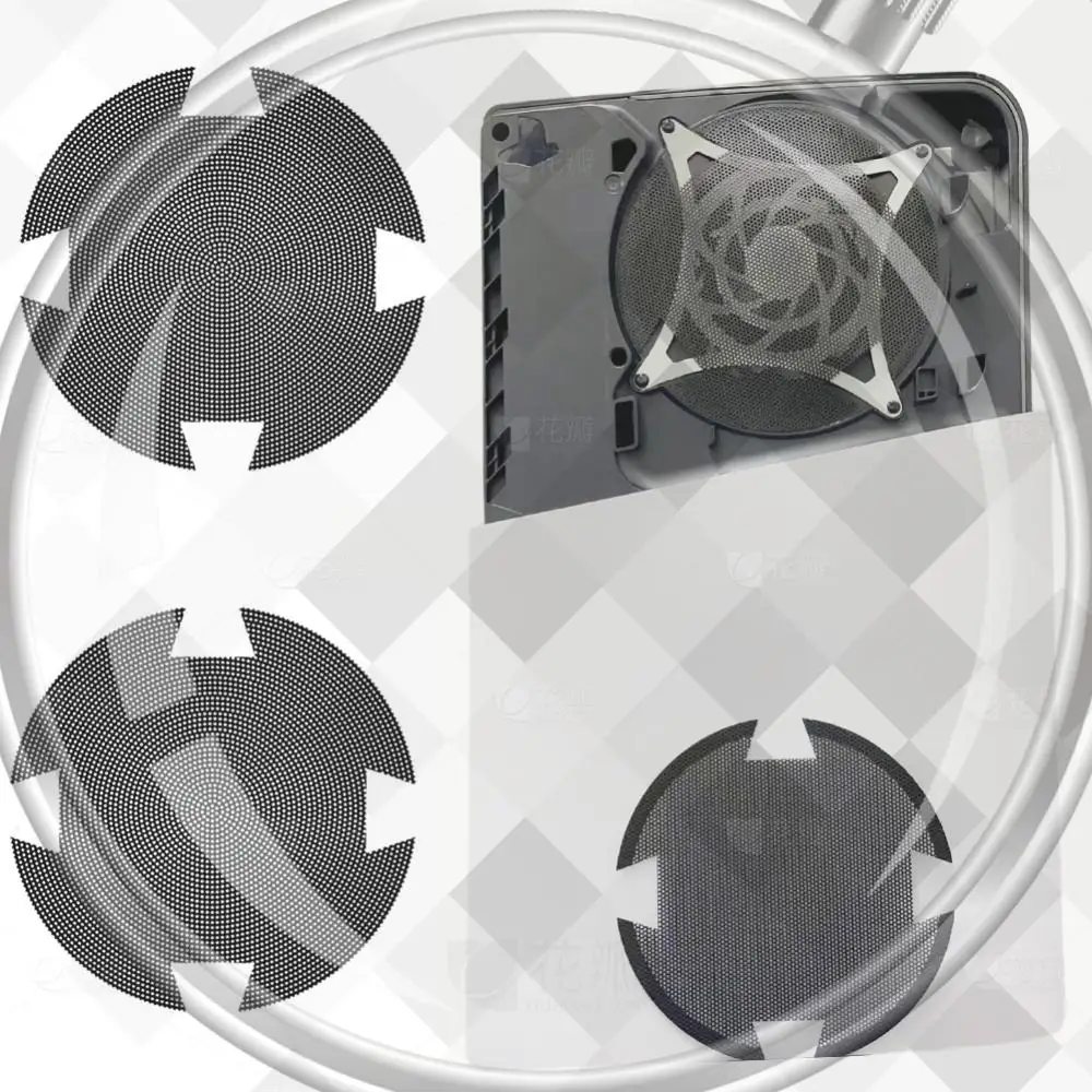

6-20pcs Fan Dust Filter Breathable Ventilation Fan Reusable Dustproof Cover PVC Dust Guard for PS5 Slim for PlayStation 5 Slim