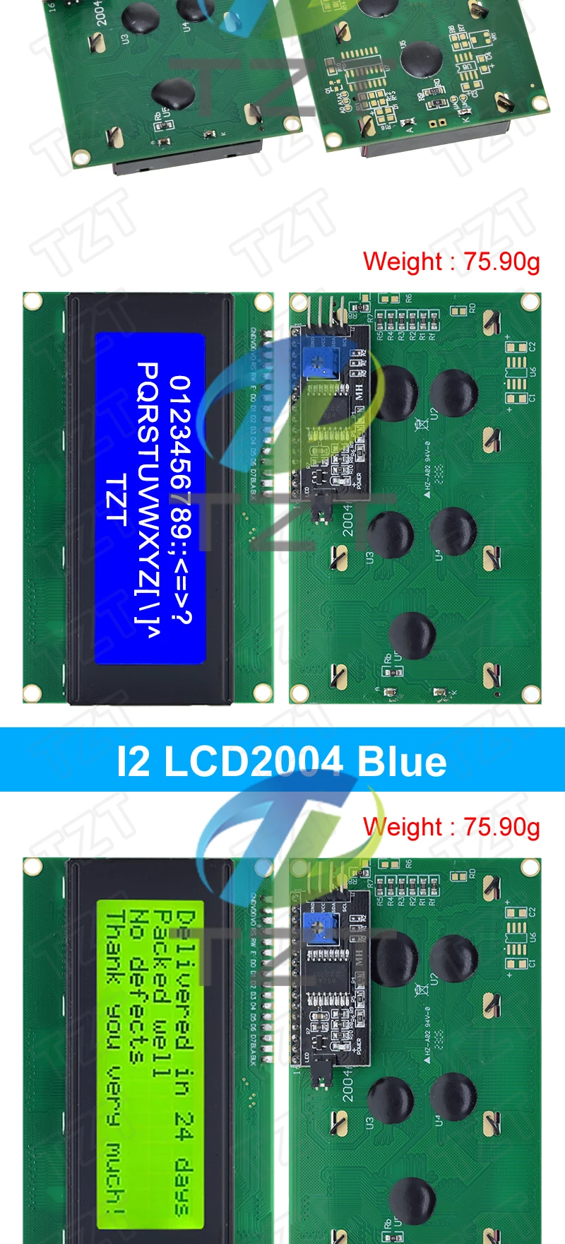 TZT LCD Modul Für Arduino LCD0802 LCD1602 LCD2004 LCD12864 LCD Zeichen UNO R3 Mega2560 Display PCF8574T IIC I2C Schnittstelle – Detail 16