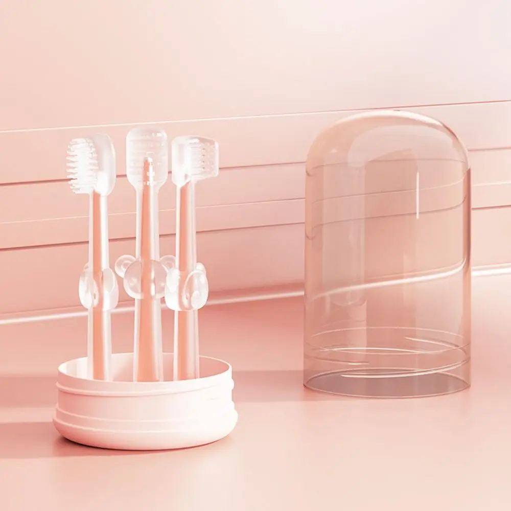 

3PCS Convenient Multicolor Milk Toothbrush U-Shaped Teething Training Toothbrush Boxed Silicone Baby Tongue Cleaner Baby