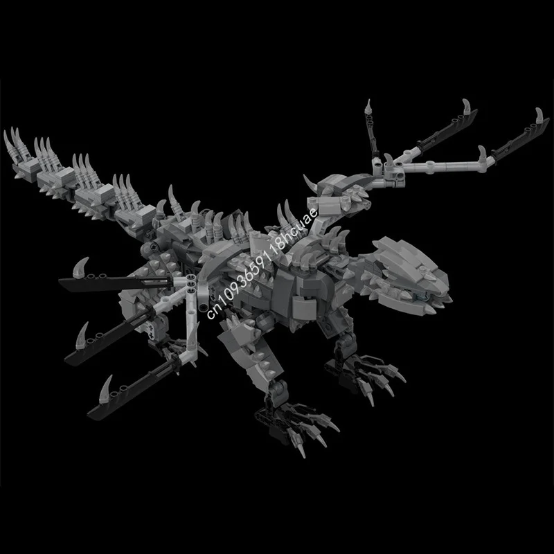 

891 шт. MOC Valstrax Monster Hunter идеи и модель строительные блоки сборка DIY игрушка творческая идея образование Рождественский подарок кирпич