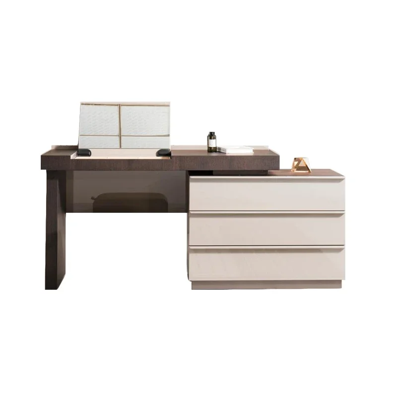 Women Stool Dresser Eithe Drawers Bedroom Box Wooden Luxury Dressing Table Storage Makeup Large Comoda Pra Quarto Furniture