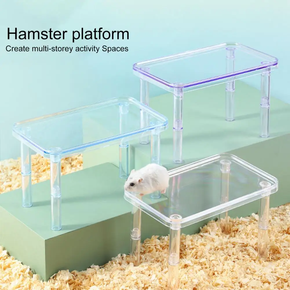 Reptile Animal Platform  Sturdy Pet Stand Play Climbing Toy  No Odor Hamster Platform