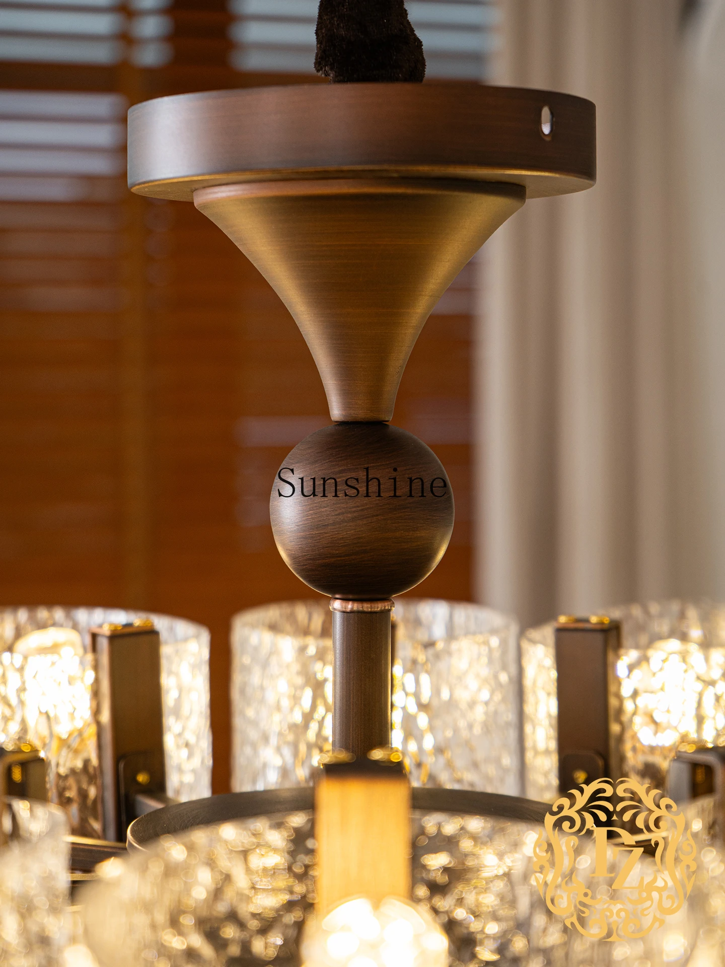 غرفة المعيشة المصباح الرئيسي الفرنسي العتيقة الراقية مصابيح التصميم الرجعية