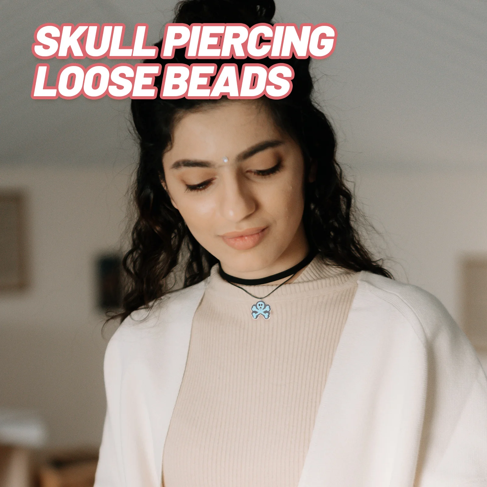 

10Pcs Skull Beads Alloy Durable Craft Spacer Beads for Jewelry Making Necklace Bracelet DIY Skull Charms Accessories