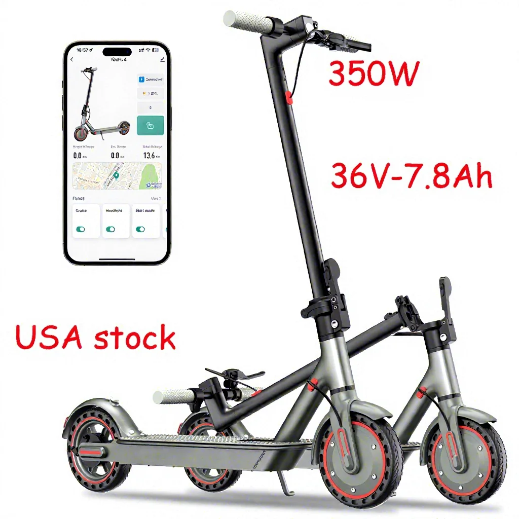 عرض E Scooter USA Warehouse Stock Electric 350w 7.8Ah 8.5 بوصة إطار على شكل قرص العسل قابل للطي شائع في الولايات المتحدة الأمريكية للبالغين #1
