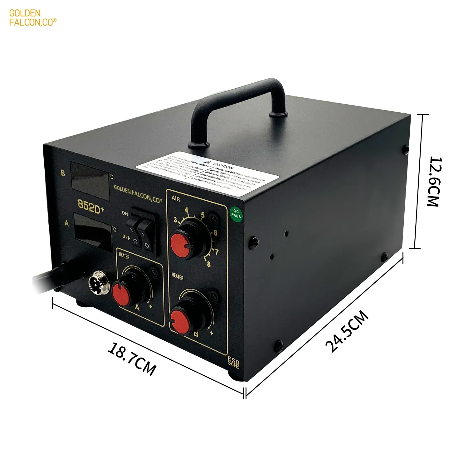 

NEW 852D+ Soldering station 2 in 1 hot air soldering iron rework Desoldering Stations