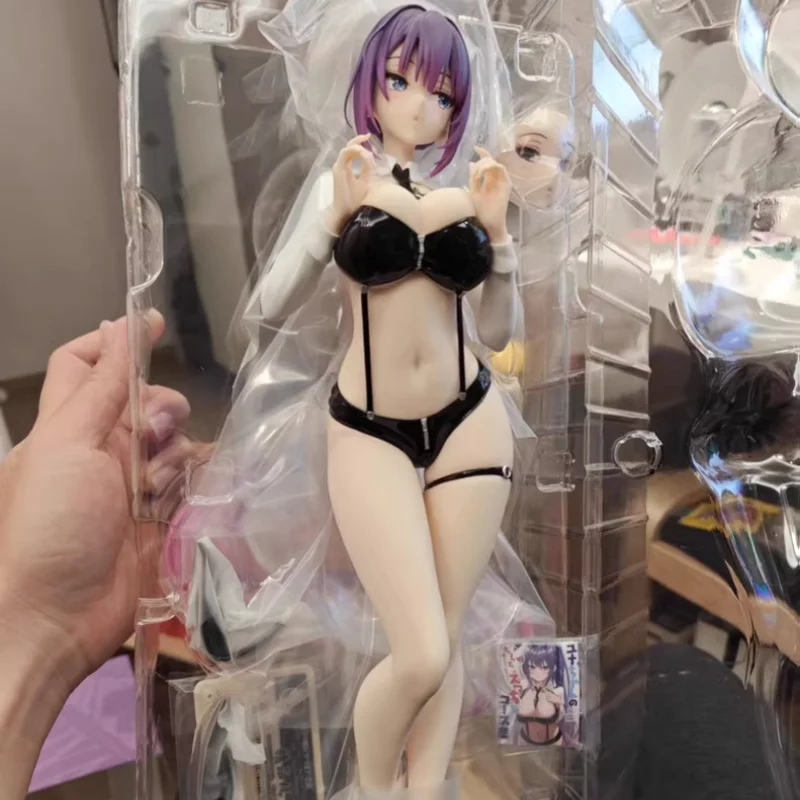 

Горячая распродажа, 1/4 45 см, оригинальная подставка для фигурки Юны, фиолетовый хвост, кролик, гнездо, модели кролика для девочек Biya Уна, фигурка девушки-кролика, подарки