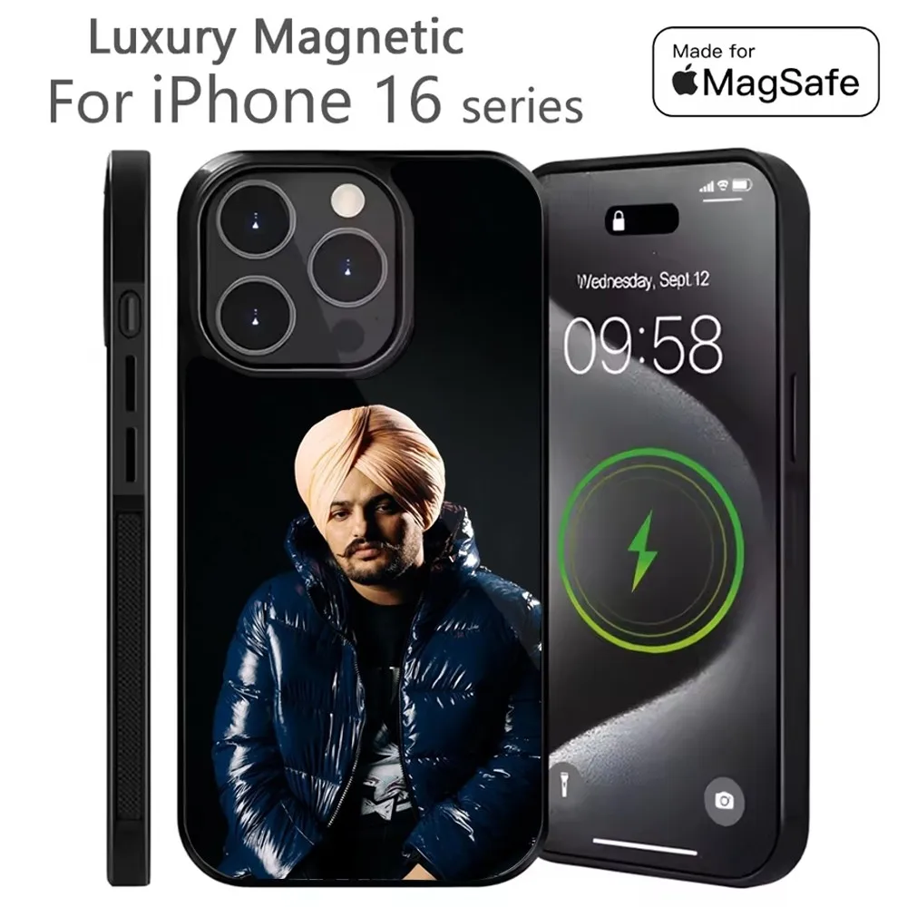

Rapper Sidhu Moose Wala Phone Case For iPhone 16,15,14,13,12,11,Plus,Pro,Max Mini Magsafe Magnetic Wireless Charging