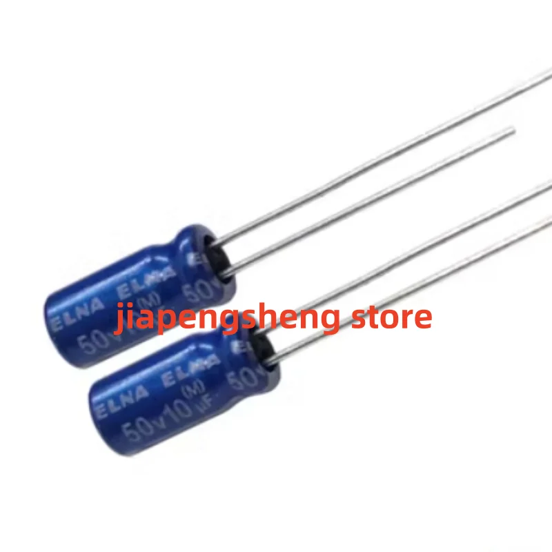 (20 шт.) новый оригинальный аутентичный ELNA 50v10uF синий RE3 аудио электролитический конденсатор размер 5*11 мм