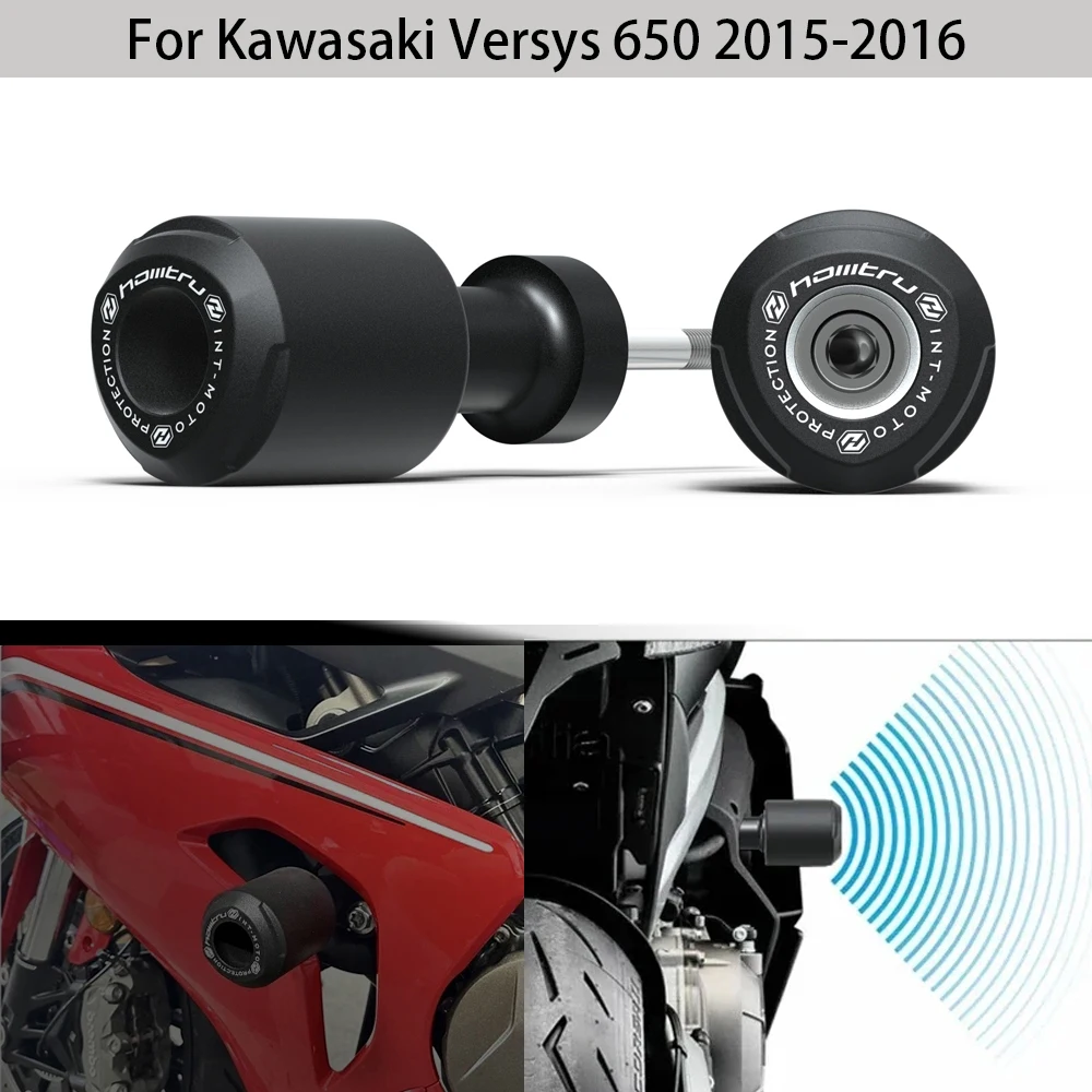 

Motorcycle Frame Slider Protector Body Engine Fall Protection Fairing Collision Pad For Kawasaki Versys 650 2015-2016