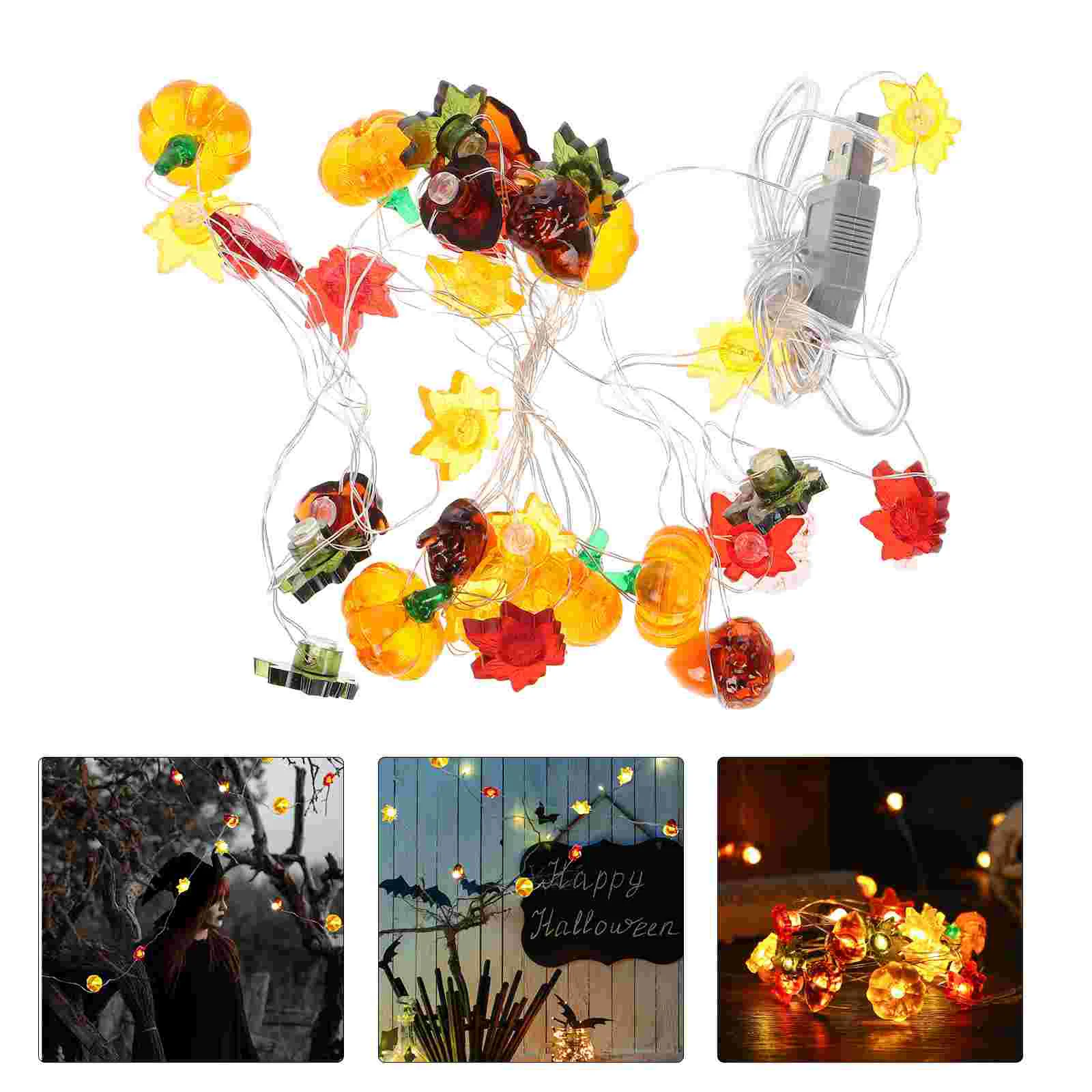 

Halloween Lights Fall Indoor Decor for Bedroom Outdoor Post Thanksgiving PC Party Favors