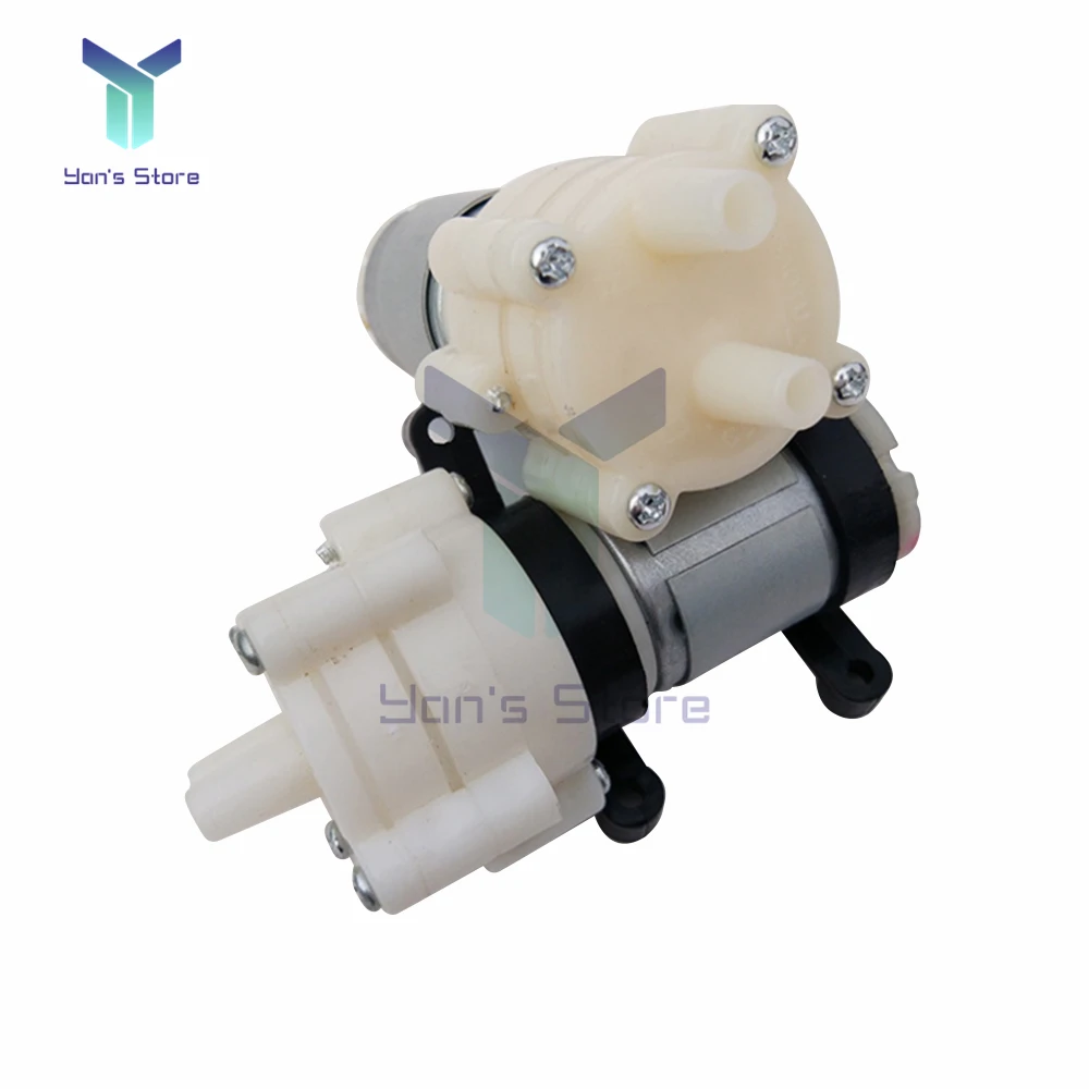 DC6-12V R385 Acquario Serbatoio di Pesce Rotondo Aria DC Membrana Pompa Acqua Acquario Pompe Ad Aria Accessori 1.5-2L/Min