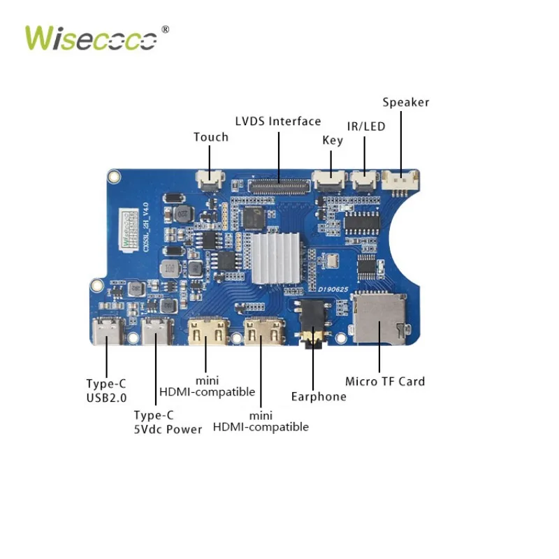 12.3 Inch IPS LCD Display 1920*720 HSD123KPW1-A30 Type-C Power LVDS  Controller Board Bar Car Dashboard Screen