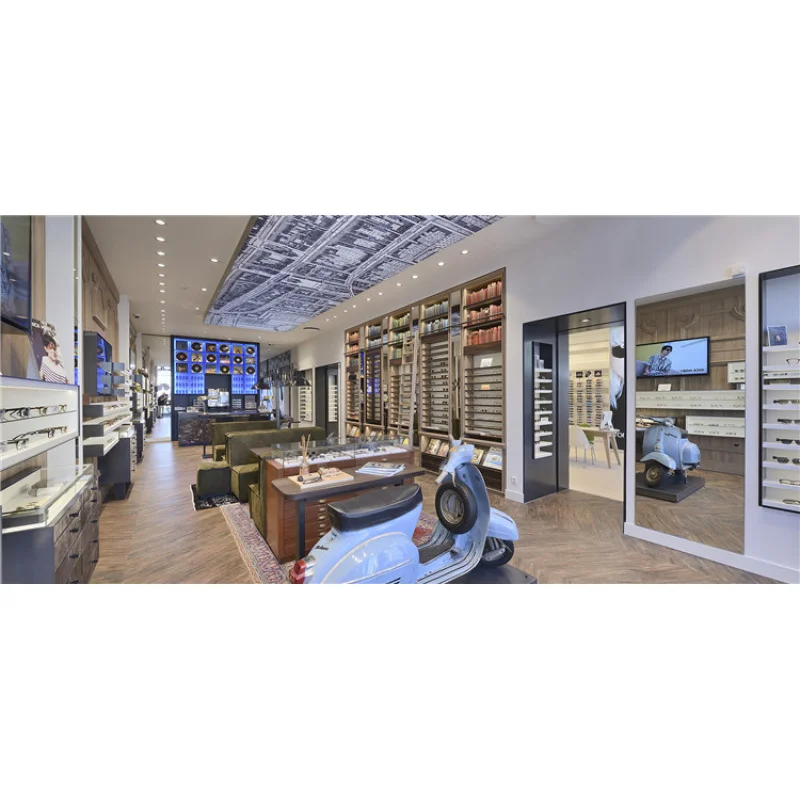 （customized）Commercial Optical Store Display Furniture Small Retail Eyewear Store Interior Design