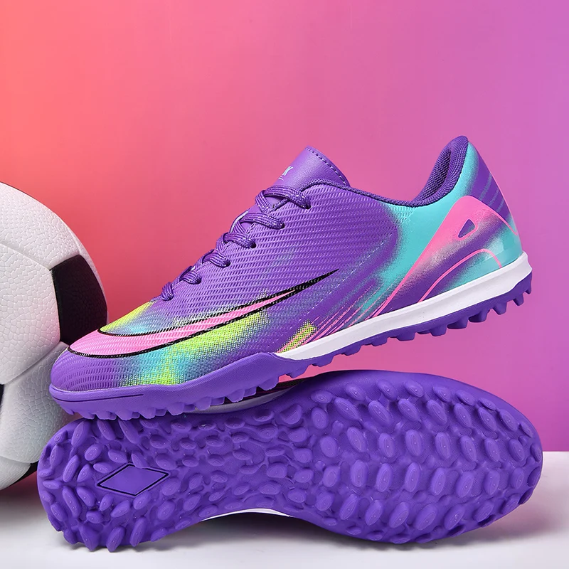 

New Men Soccer Shoes Sport Outdoor Adult Football Boots Match Unisex Cleats Ultralight Non-Slip Comfortable Grass High-quality