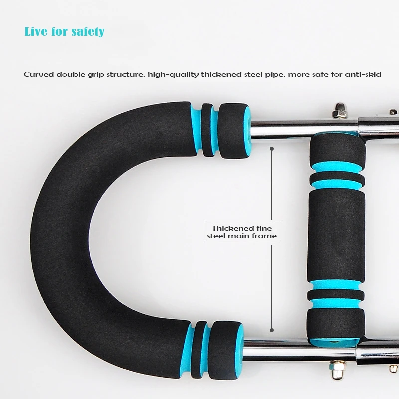 Dispositif de force de bras réglable multifonction, en forme de U, pension intérieure, équipement de gymnastique, force du poignet, barre de force de bras à ressort