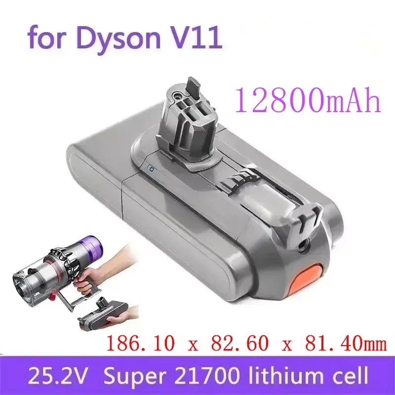 New For Dyson V11 Battery Absolute V11 Animal Li-ion Vacuum Cleaner Rechargeable Battery Super lithium cell 12800mAh