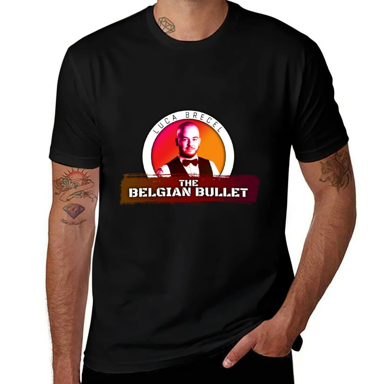 Snooker - Luca Brecel The Belgian Bullet T-Shirt aesthetic clothes anime figures mens t shirts