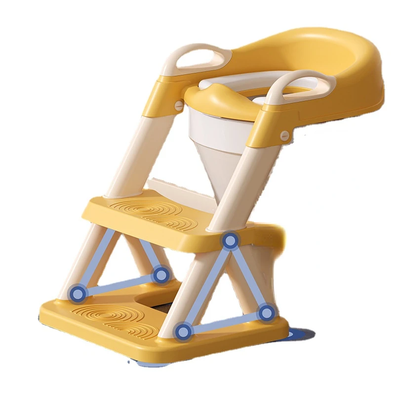 Children's toilet stairs for boys and girls baby toilet auxiliary mat stand step pedal toilet ring