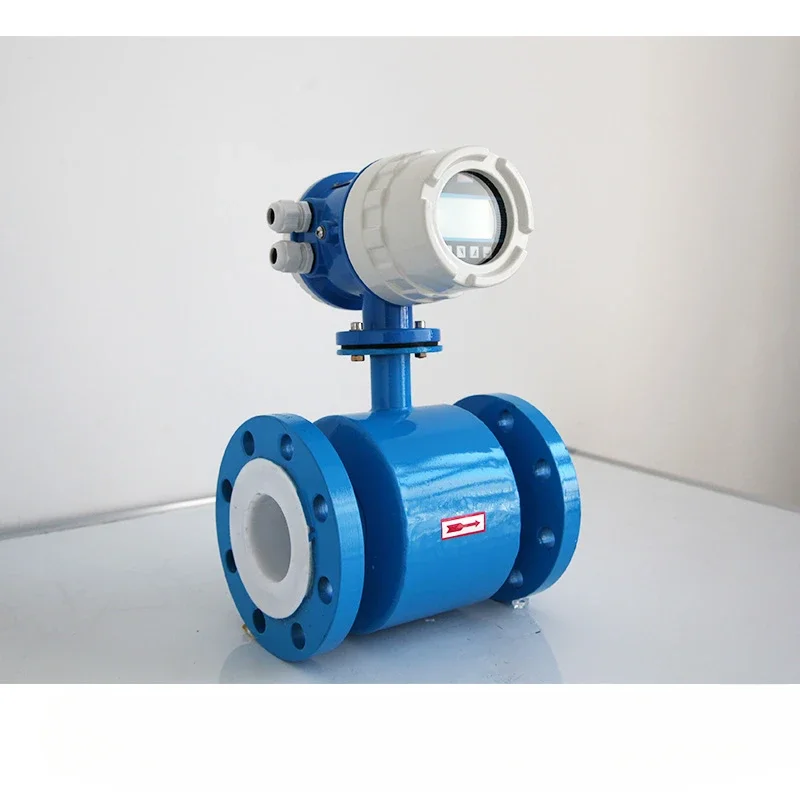 Electromagnetic flowmeter water liquid electronic digital display pipeline type high precision sensor sewage DN50 / 100 / 200