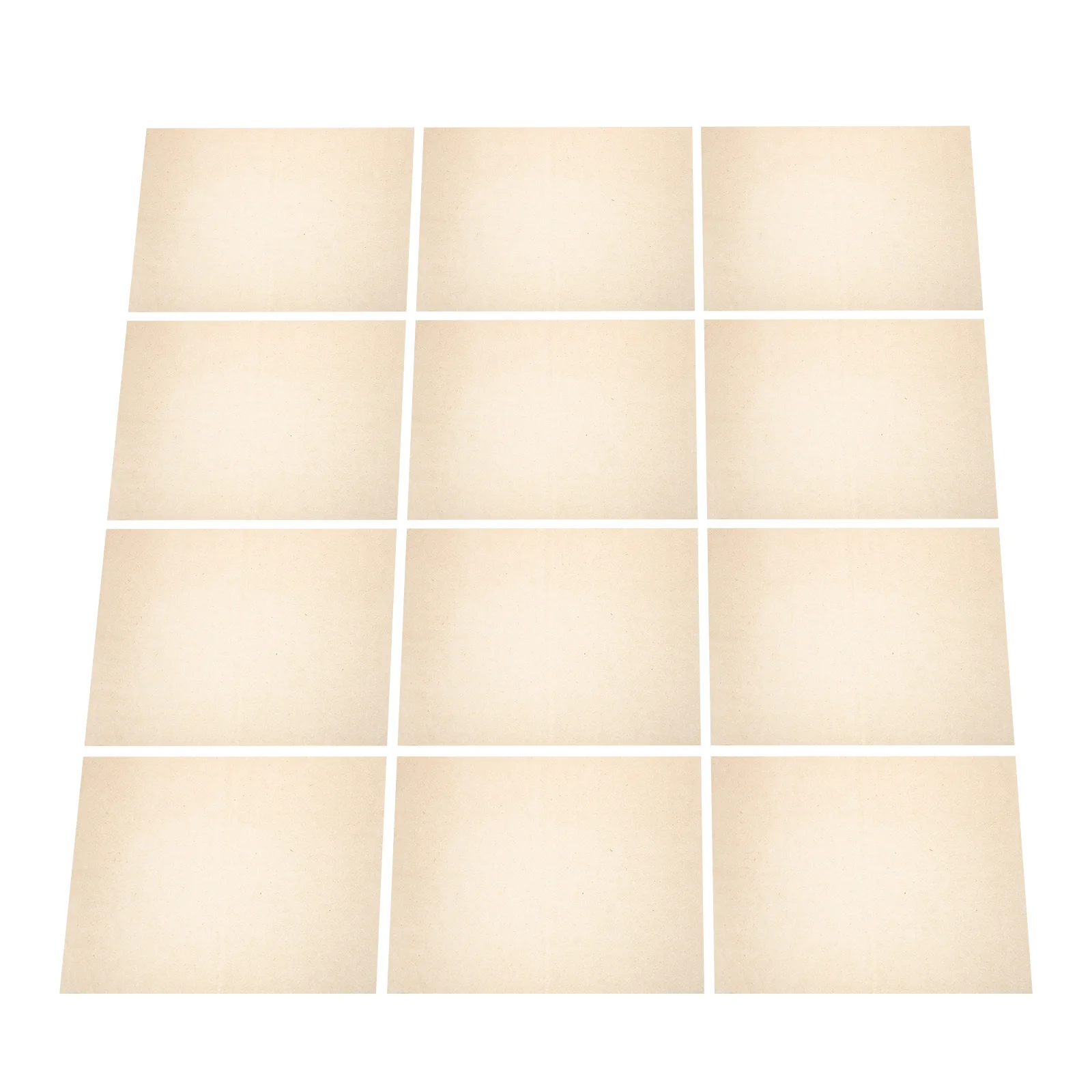 50Pcs Traditional Calligraphy Xuan Paper Semi Raw Handmade Rice Paper for Calligraphy Painting Practice