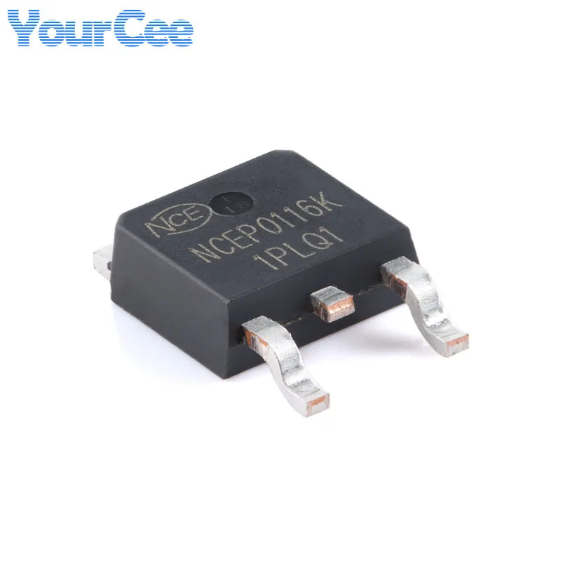 5Pcs MOSFET N-Channel TO-252-2 NCEP0116K NCEP0135AK NCEP02515K NCEP1520K NCEP1545K 100V 16A 35A 250V 15A 150V Super Trench Power