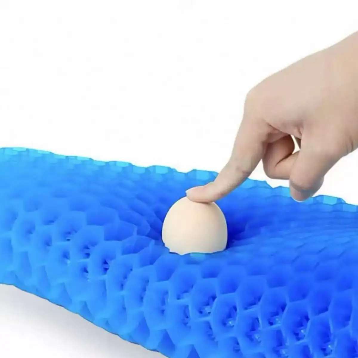 Gel Seat Cushion Summer Breathable Honeycomb Design For Pressure Relief Back Tailbone Pain - Home Office Wheelchair Chair Cars