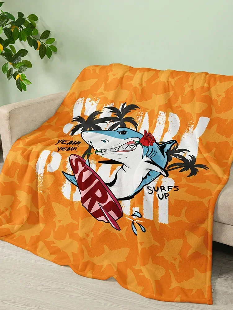 Hot-selling 3d Printed Marine AnimalsTurtlesSharks Blanket Air Conditioner  Portable Home OfficeLunch Break Throw sale by bulk