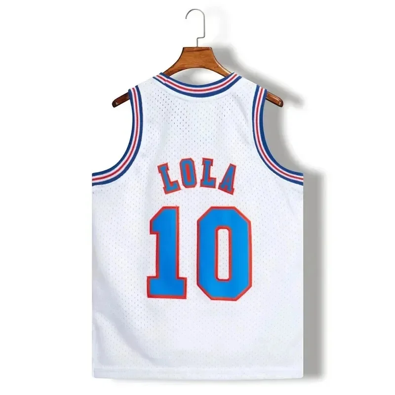 (#^.^#) 2026 New Space Jam LOLA 10 TWEETY 1/3 TAZ Movie Tune Squad Basketball Jersey Sports Shi →_→LOOK ME view 6