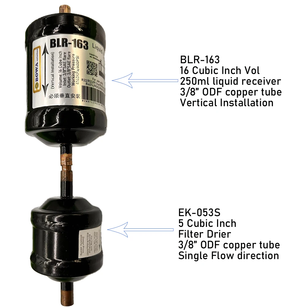 مجموعات المستقبِل وفلتر التجفيف ، استبدال DMC07 و DCC04 للاستخدام في نظام محكم صغير