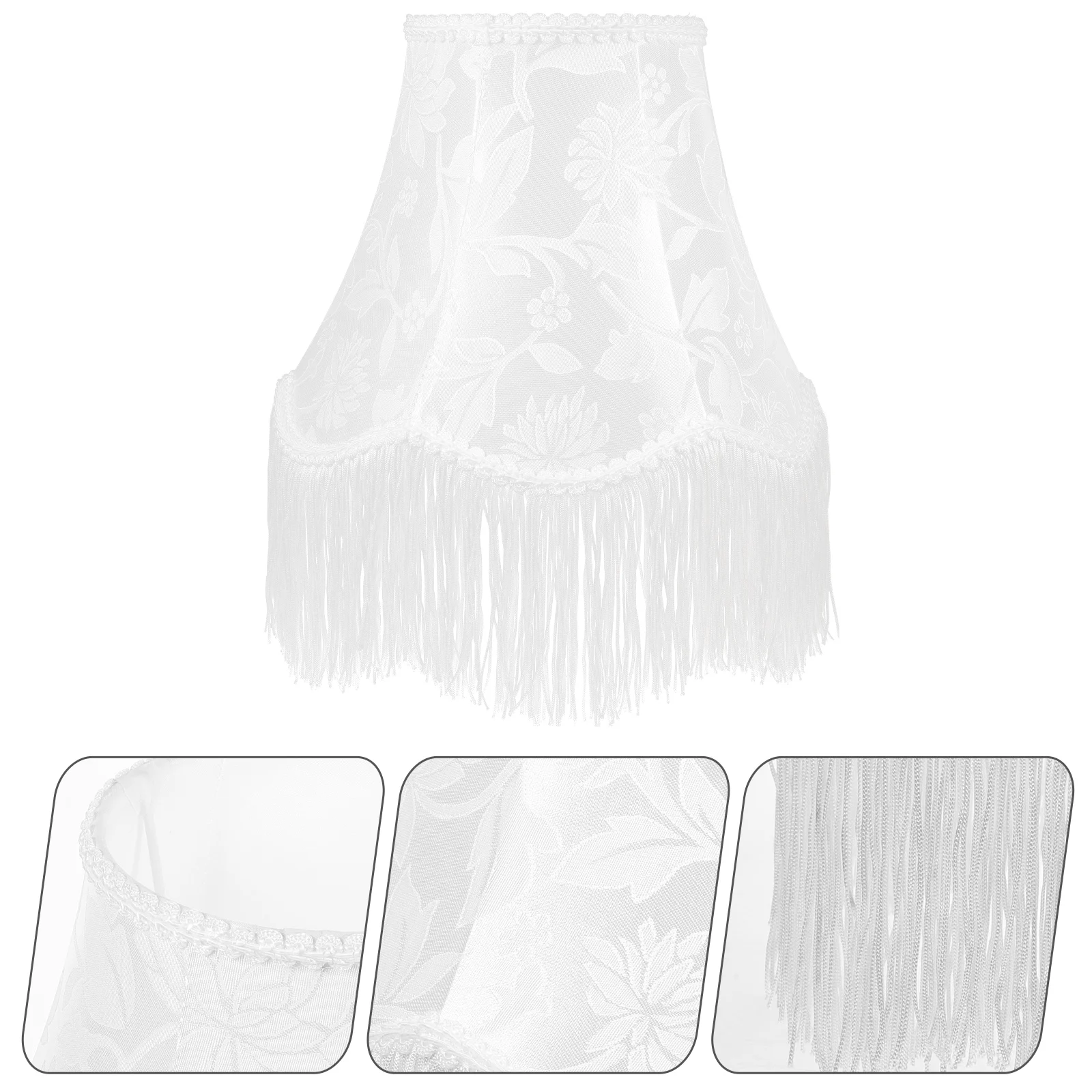 

Fringe Vintage Table Fabric Shades Desk Cloth Replacement Lamp Lamp Cover Shade Shade E27 Replacement