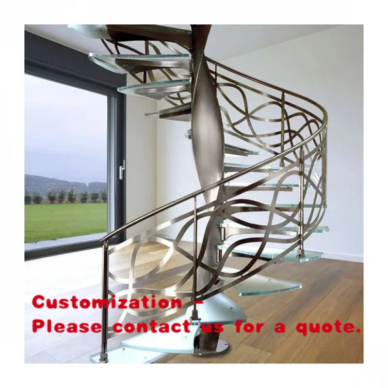 

Изготовленные на заказ стеклянные ступени и лестницы из нержавеющей стали с перилами из нержавеющей стали, роскошный дизайн, высокое качество.