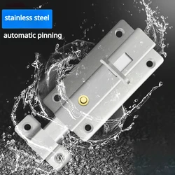 Stainless Steel Automatic Mounting Fixed Easy Installation Anti-theft Lock Clip Hardware Latch, Door Security Lock Window Latch