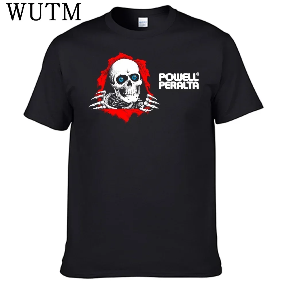 Powell Peralta T Shirt 100% Cotton T Shirt Men Shirt Tops