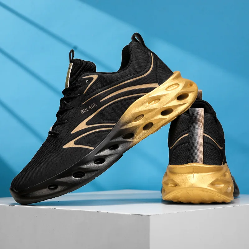 

Легкие кроссовки для мужчин - амортизирующие кроссовки для бега на открытом воздухе, прогулочная обувь, мужская треккинговая обувь, размер 39-46 - горячая распродажа