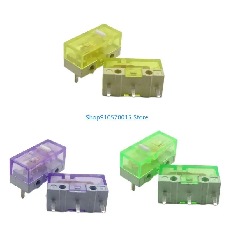 B95C 2PCS Huano Micro Switches 120 Millions Clicks Game Mouse Micro Switches 3Pins