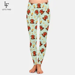 LETSFIND 3D Thanksgiving Turkey Print Leggings High Waist  Elastic Workout Leggings Fashion Casual Women Pants