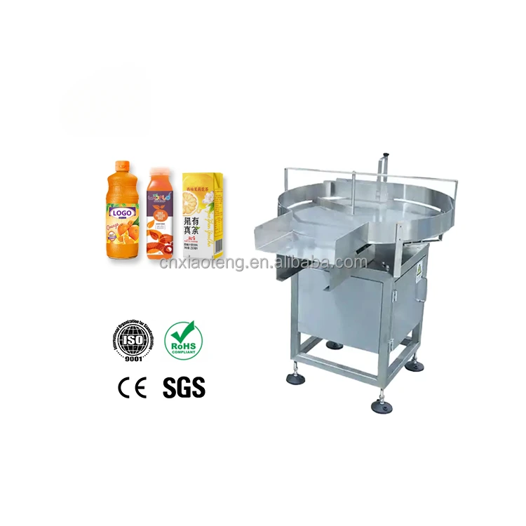 Plastic Bottle Unscrambler Collect Turntable Machine Sorting Arranging Machine